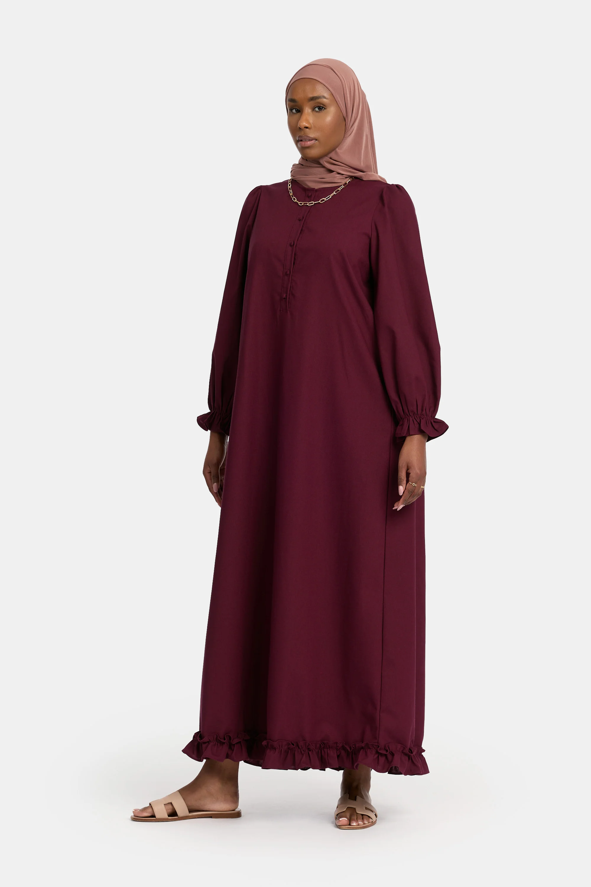 Ruffle Maxi Dress